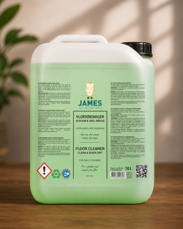 Grootverpakking James vloerreiniger.