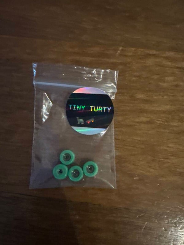 Green turtle drive wheels