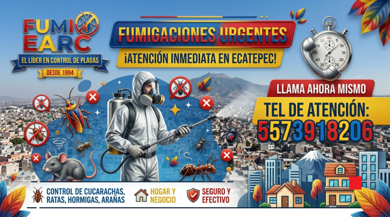 Fumigación profesional en Coacalco las 24 horas Servicio de fumigación urgente en Coacalco Control de plagas en Coacalco profesional Fumigación de casas en Coacalco Estado México Fumigación comercial para negocios en Coacalco Eliminación de cucarachas en 