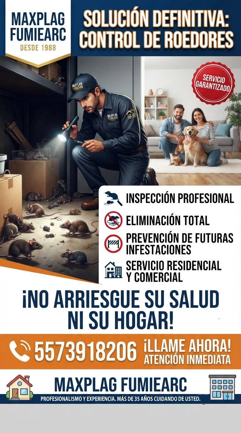 Fumigacion cdmx mejor valorados Exterminador de ratas CDMX Fumigaciones chinches Fumigación pulgas Fumigaciones ratas y ratones Servicio de fumigaciones