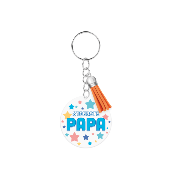 Sleutelhanger acryl 'Papa'