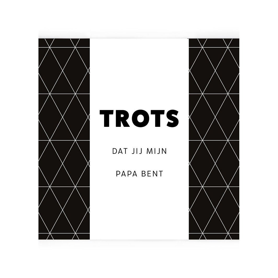 Chocoladewens 'Trots dat jij mijn Papa bent'