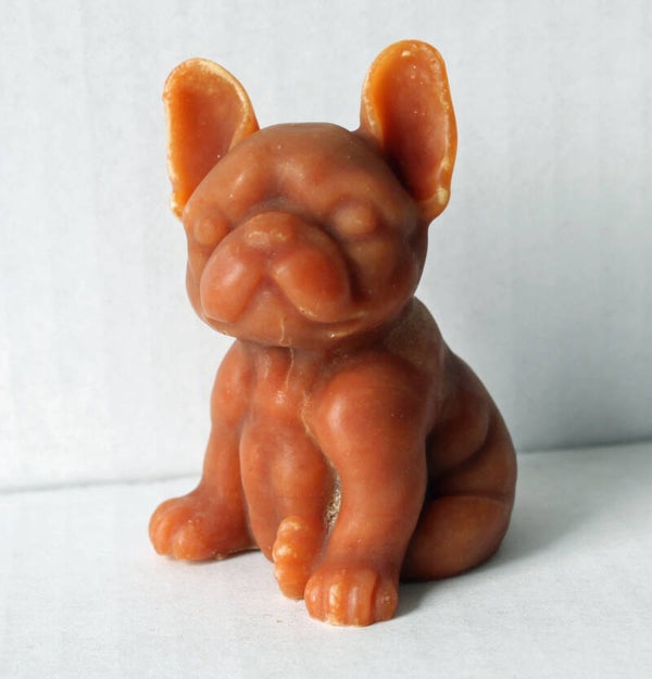 Amber figuur Bulldog Brown