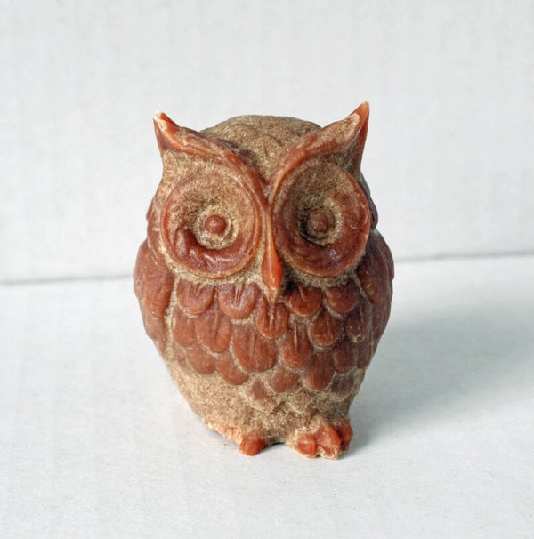 Amber figuur Uil Brown
