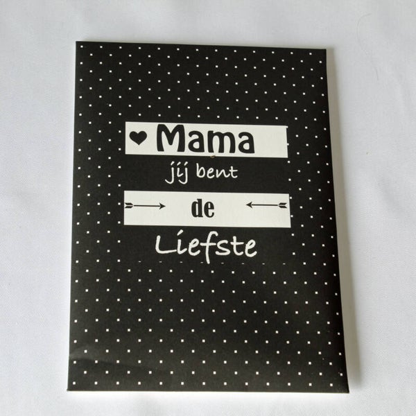 Geurkaart "Mama jij bent de liefste"