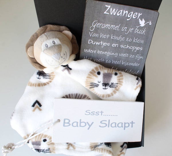 Baby box knuffeldoek Lion