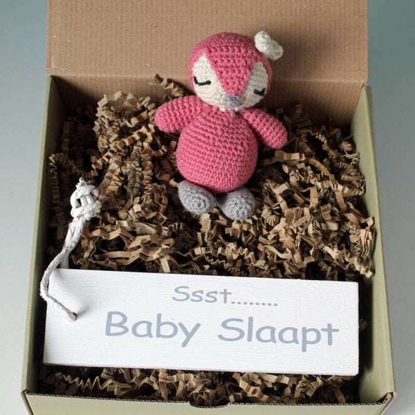 Minibox Pinguin Roze