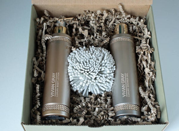Minibox Vivian Gray Brown Crystals
