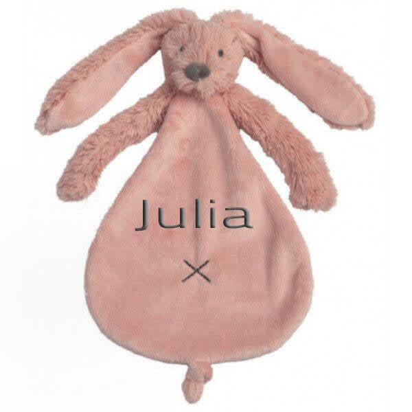 Rabbit richie tuttle 'old pink' met naam