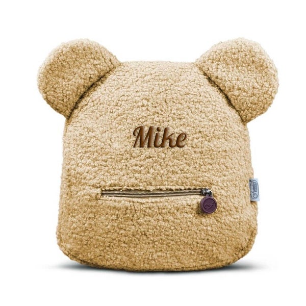 Rugzak Teddy - cream -  met naam