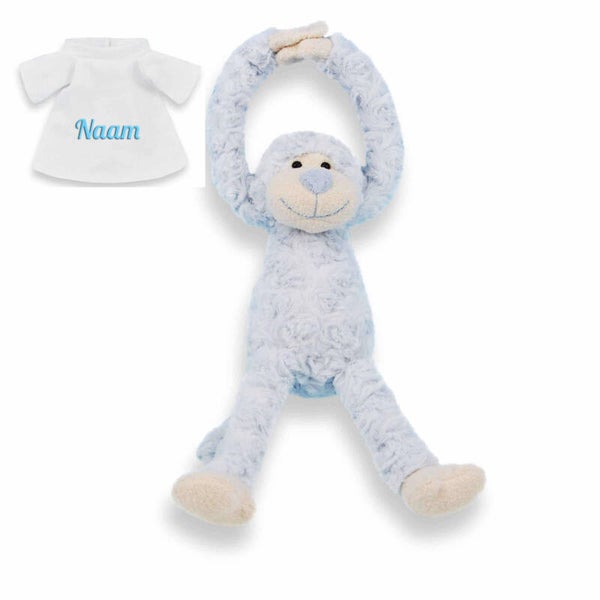 Slingeraap Blauw met t-shirt