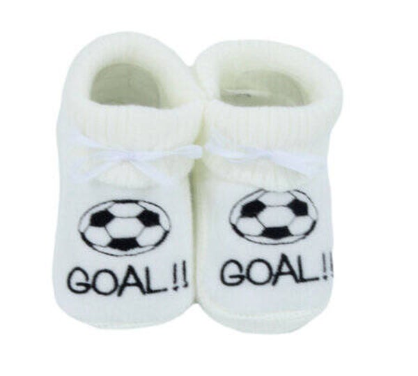 Baby slofjes 'Goal!'