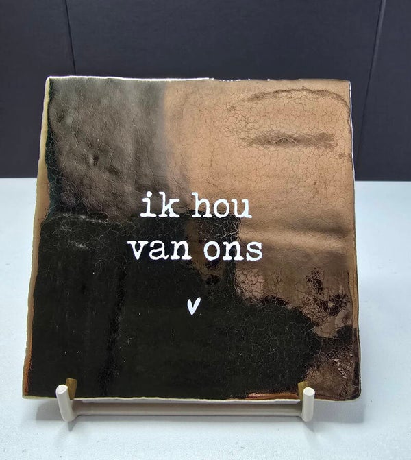 Tegeltje ik hou van ons
