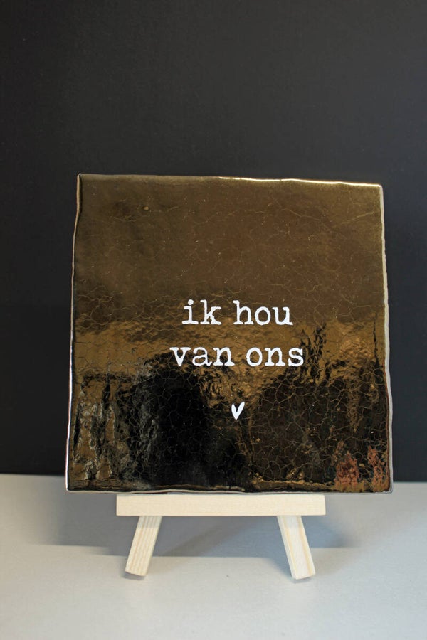 Tegeltje ik hou van ons