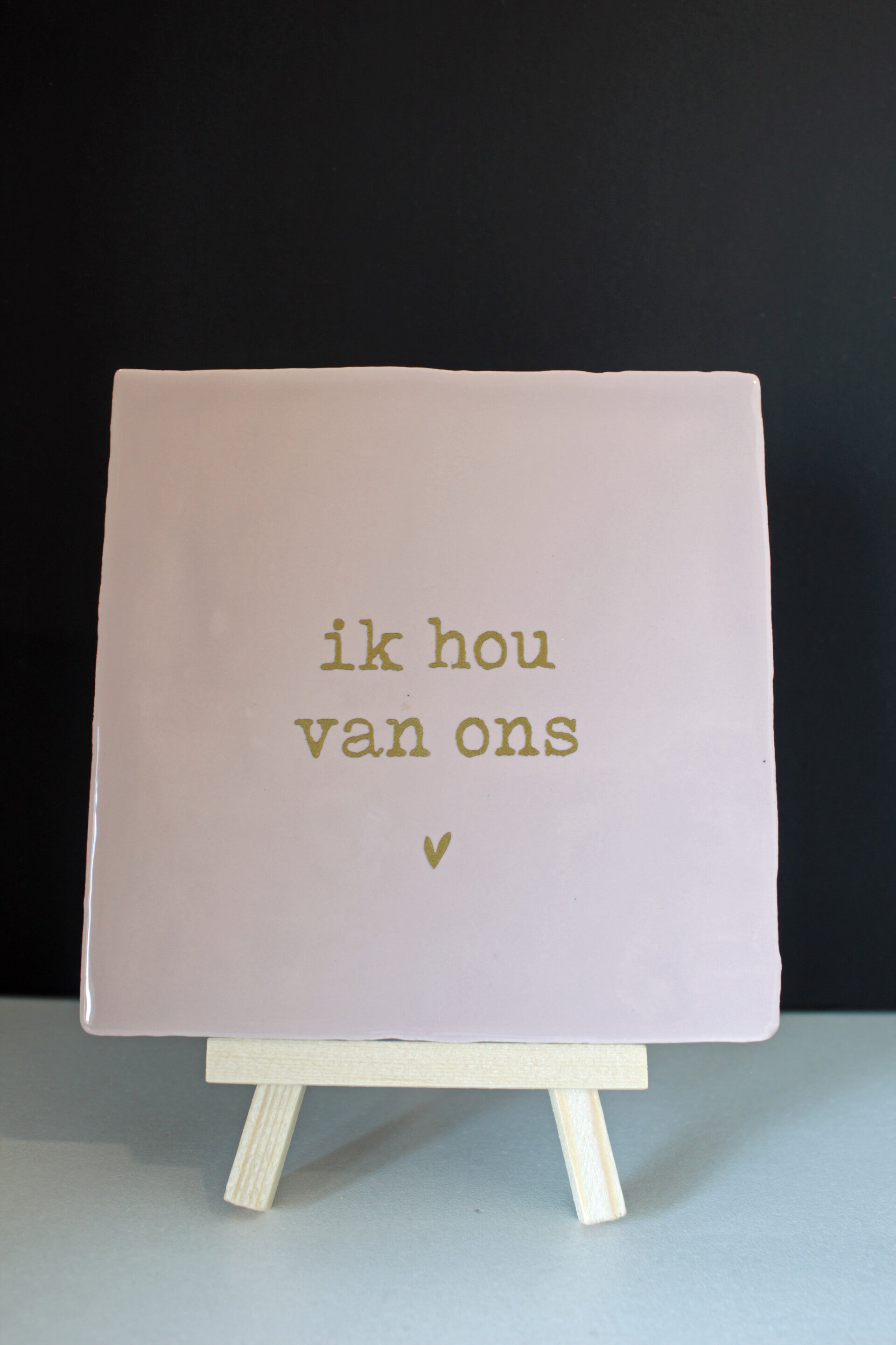 Tegeltje Ik hou van ons