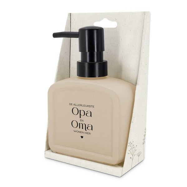 Zeepdispenser -Opa en Oma-