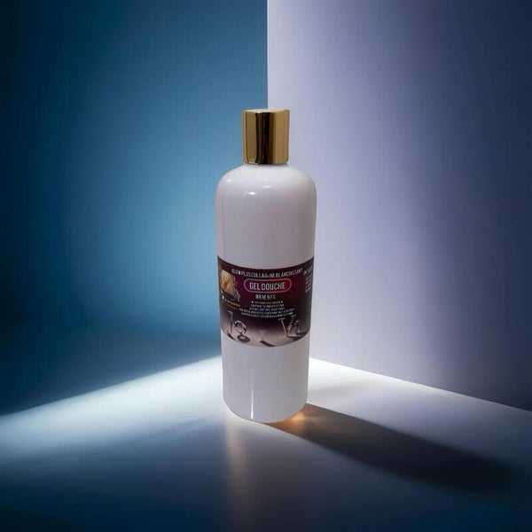 GEL D'OUCHE GLOW PLUS COLLAGENE BLANCHISSANT 500ml - Formule Antitaches & Rajeunissante pour Peau Uniforme - Nettoie Masques & Élimine Taches - Produit Visage