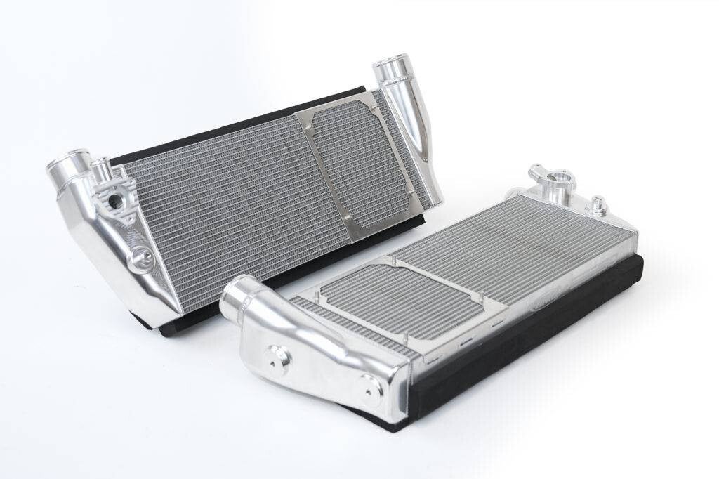 CSF 8210 High Performance Intercooler 2016+ Ferrari 488 F8 Tributo F142M F142MFL F154C Raw Finish