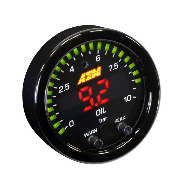 AEM X-Series Oil Pressure Gauge