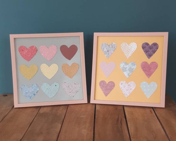 Workshop - Hartjes in een lijstje en Gevouwen hartjes