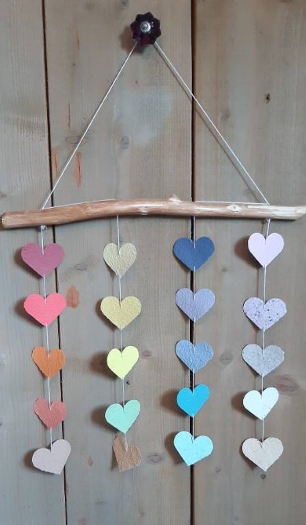 Workshop Hartjeshanger en gevouwen hartjes