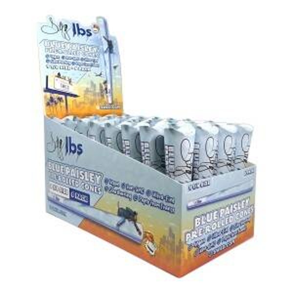 SWED BLUE PAISLEY PRE ROLLED CONES 32CT/ BOX