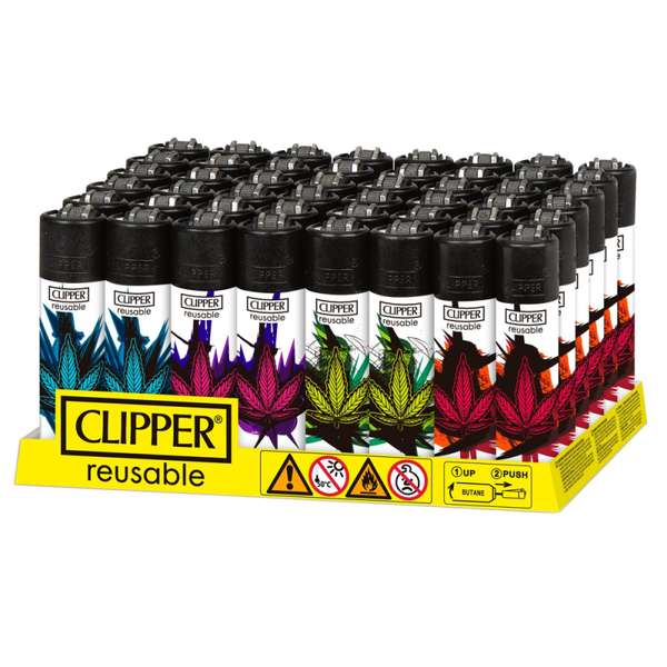 CLIPPER CLASSIC LARGE LIGHTERS (ZIG ZAG COLLECTION) 48CT
