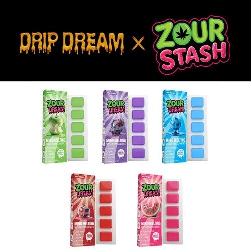 DRIP DREAM MIND MELTING MUSHROOM XXXTRA STRENGHT 5PK GUMMIES 20CT/ BOX
