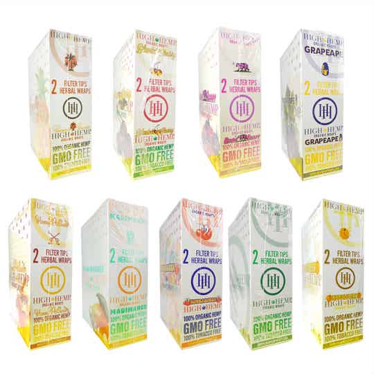 High Hemp - Organic Wraps (2ct) - Display