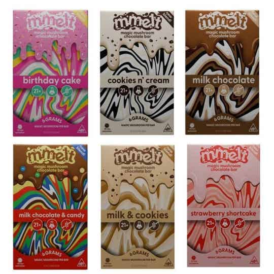 MMELT MAGIC MUSHROOM BLEND 2GM PRE SQUARE CHOCOLATE 20CT/ BOX