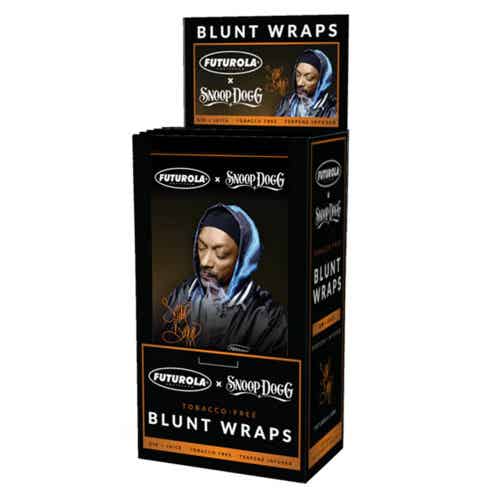 SNOOP DOGG X FUTUROLA TERPENE INFUSED BLUNT WRAPS 25CT/ BOX