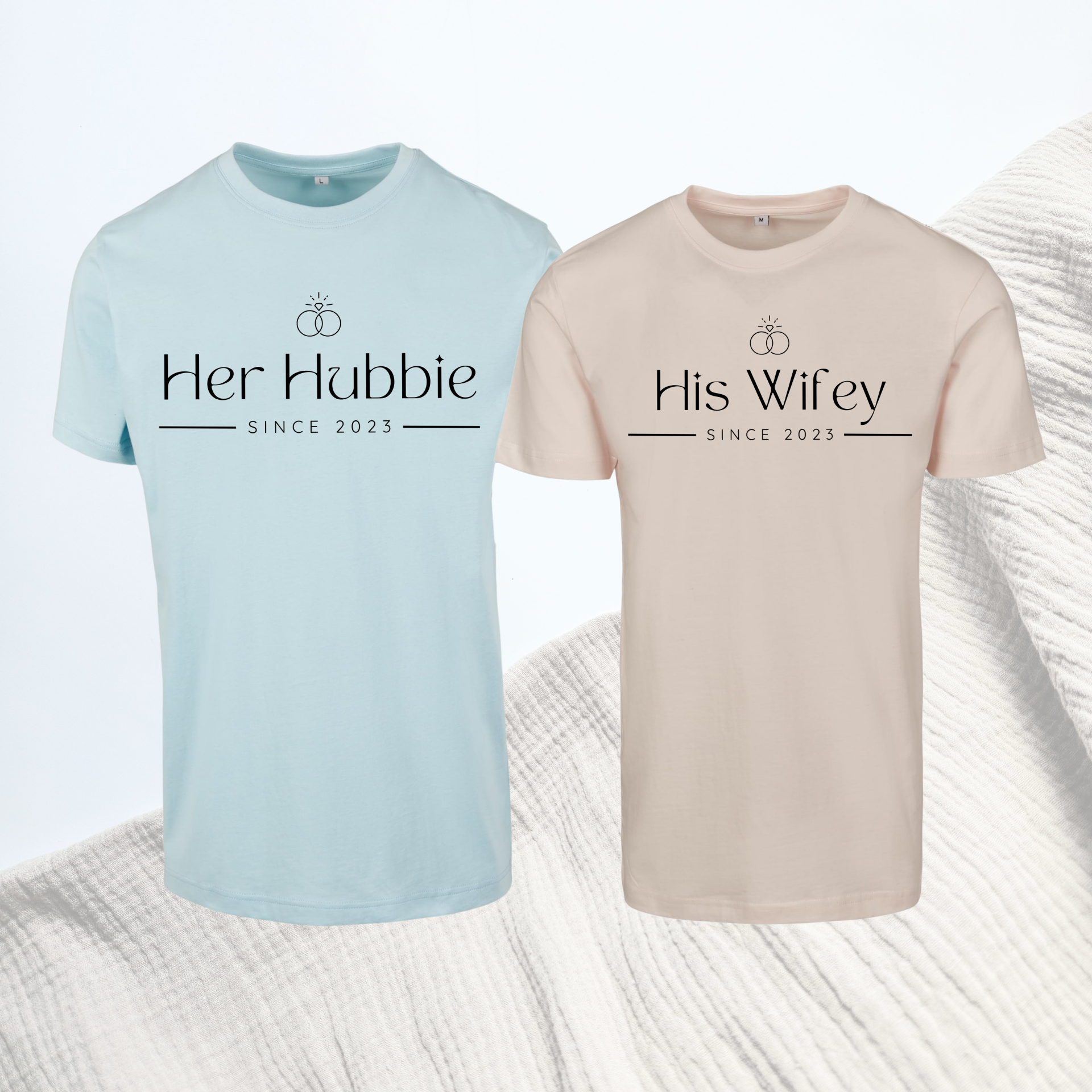 Koppel t-shirts - hubby & wifey