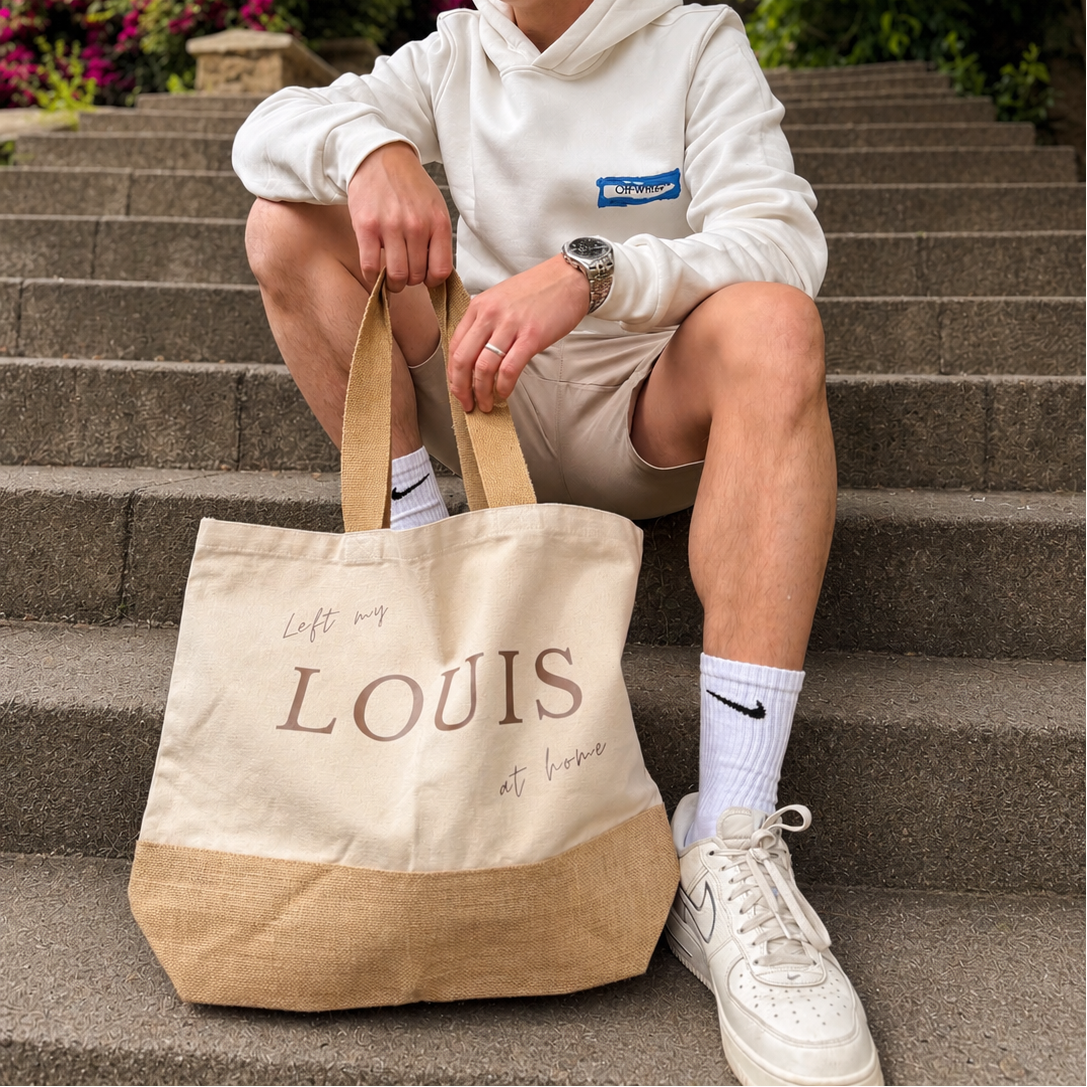 Left my 'designer' at home tas