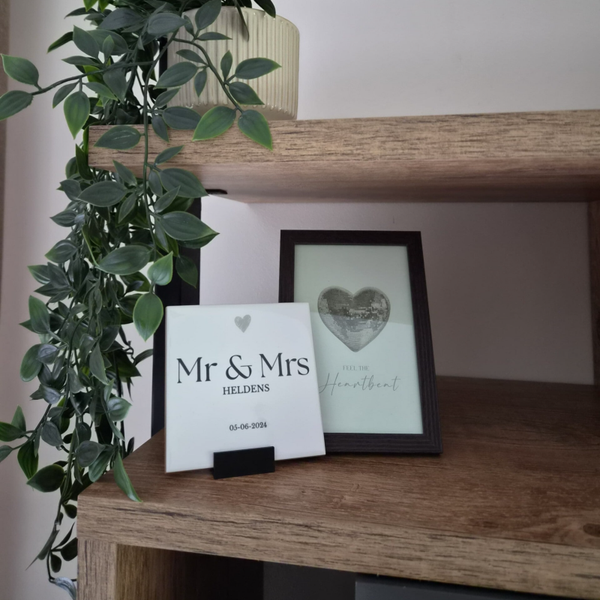 Mr & Mrs tegeltje