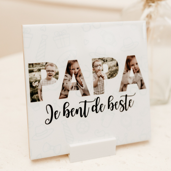 Papa de beste tegeltje