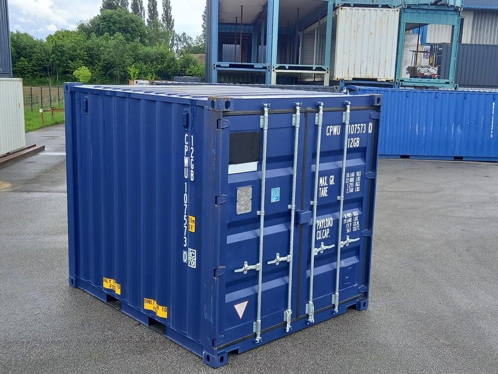 10-Fuß-Seecontainer – Blau