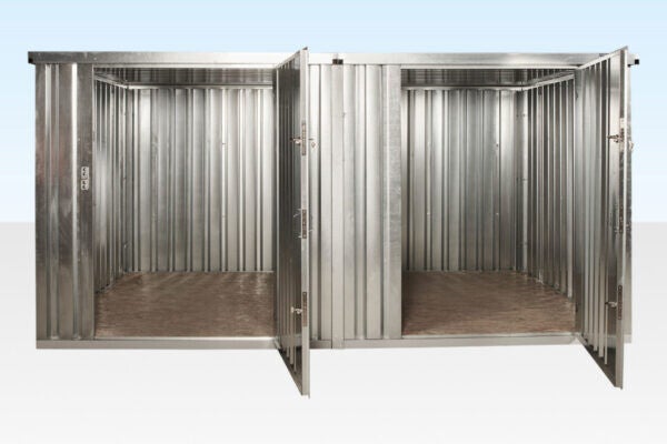 3M X 4.2M Seitlich Verbundene Flat Pack Container (Verzinkt)