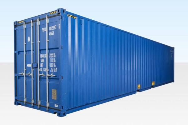 40Ft High Cube Container – Einmalige Fahrt (9Ft 6″ hoch)