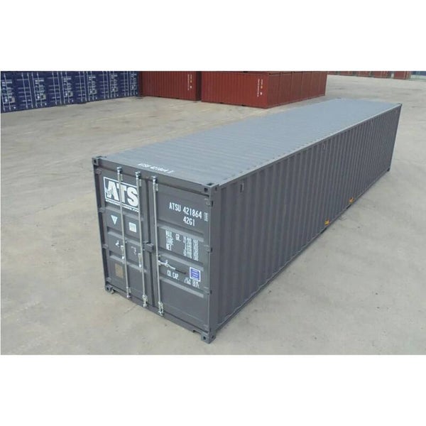 40-Fuß-Seecontainer – Grau
