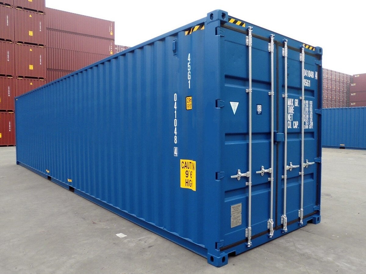 40ft High Cube Container – Einmalige Fahrt (9 Fuß 6″ hoch)