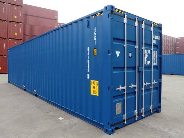 40ft High Cube Container – Einmalige Fahrt (9 Fuß 6″ hoch)