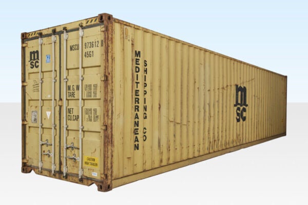 Gebrauchter 40ft x 8ft High Cube Versandcontainer