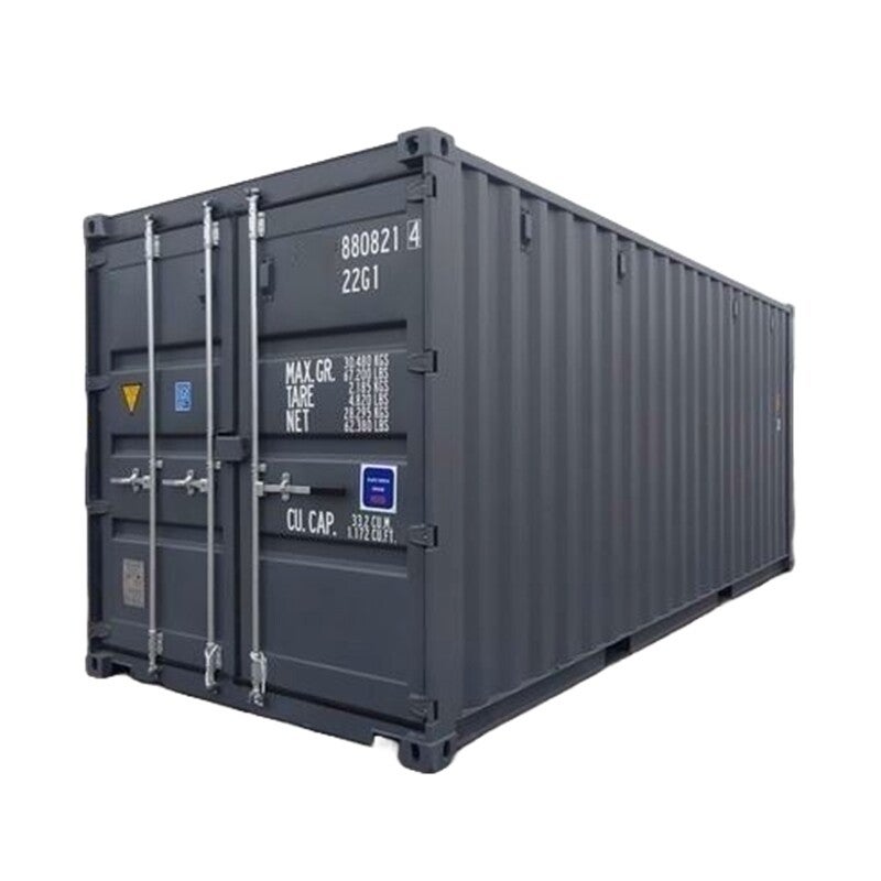 20-Fuß-Seecontainer – Grau