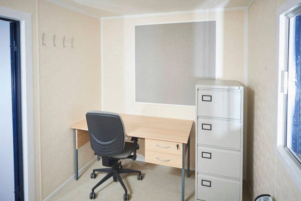 12Ft x 8Ft Stahl Anti-Vandal Bürocontainer