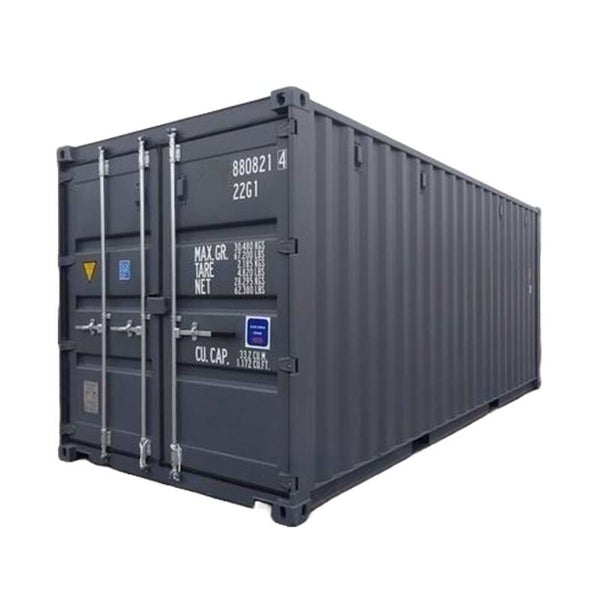 20-Fuß-Seecontainer – Grau