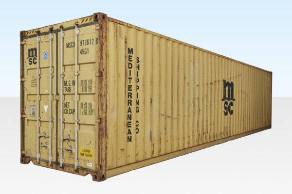 Gebrauchter 40ft x 8ft High Cube Versandcontainer