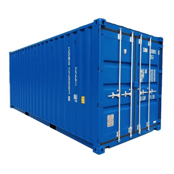 20-Fuß-Seecontainer – Blau