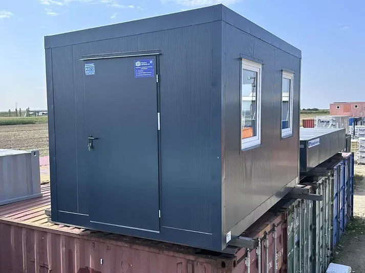 Bürocontainer 2,5 × 4 m – Sicherheitspavillon, Wachhäuschen