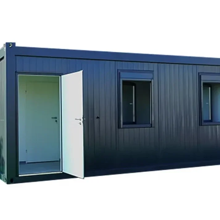 Isolierter Container 6 x 3 m mit Sanitäranlagen und Küche