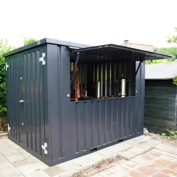 Umgebauter 3-Meter-Seecontainer – Büro oder Bar